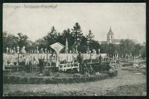 3x AK 1. WK - Avricourt Elfringen Lothringen Moselle Soldatenfriedhof u. der Ort