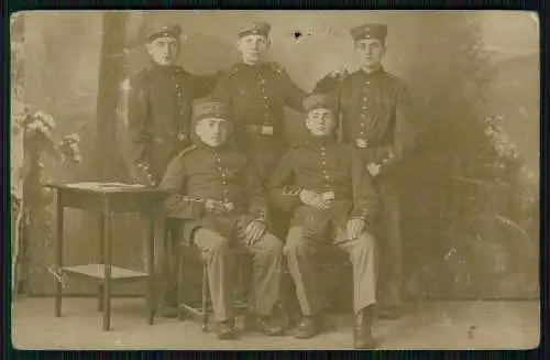 Foto AK Lager-Photograph K. Montag - Bitsch Lothringen Truppenübungsplatz -1915