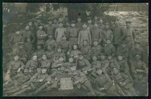 Echt Foto AK 1. WK - Gruppe Soldaten - Feld-Artillerie Regiment 6 Formation 39
