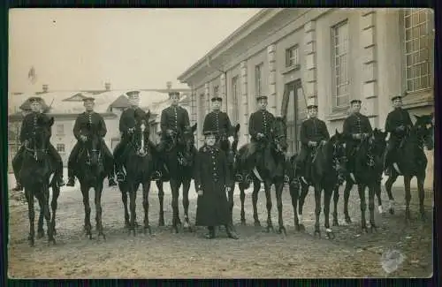 Foto AK Soldaten Pferde Nürnberg - Atelier Inh. A. Janner Fürther Str. Nürnberg
