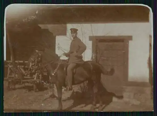 4x Foto 1. WK - Soldaten Artillerie-Ersatz-Abteilung - 1916 Westfront