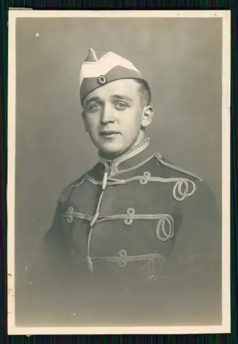 Foto - Portrait in Uniform - Druckstempel Fotograf H. Perch København Kopenhagen