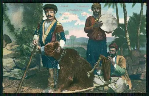 AK - Damas Damaskus Syrien - Bärenführer Montreur d'ours, Oseros - 1903
