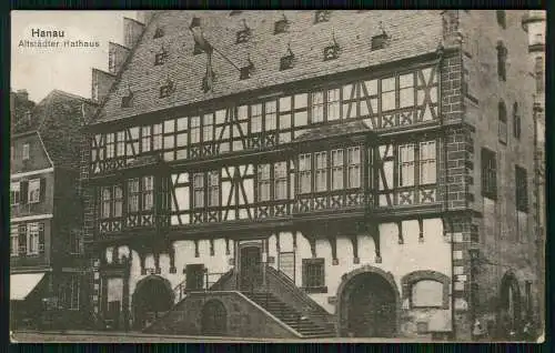 AK  - Hanau am Main - Altstädter Rathaus - 1918 Feldpost gelaufen