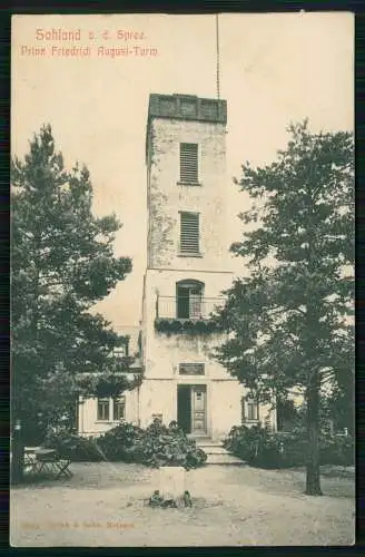 AK - Sohland Spree - 1913 Stempel Prinz Friedrich August Höhe M. Möbius gelaufen