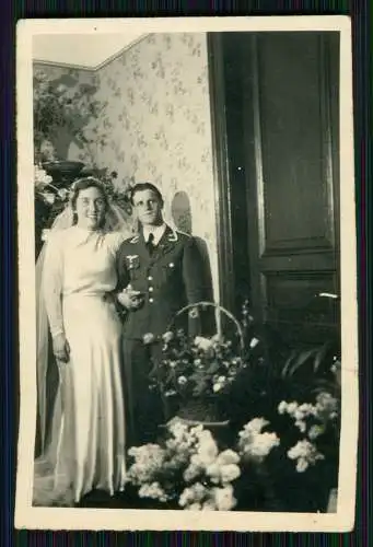 14x Foto - Soldat Luftwaffe Hochzeit 1943 bei Köln Rhein - Feierlichkeit Familie