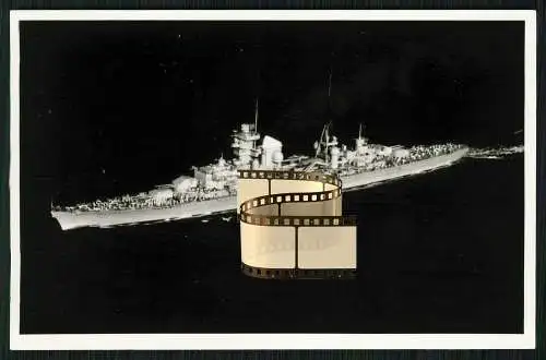 Foto AK - Schwerer Kreuzer Prinz Eugen - Deutsche Kriegsmarine Kriegsschiff