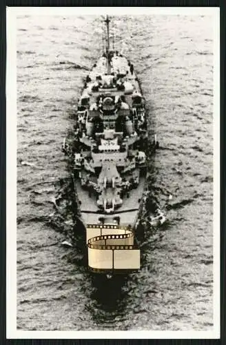Foto AK - Schwerer Kreuzer Prinz Eugen - Deutsche Kriegsmarine Kriegsschiff