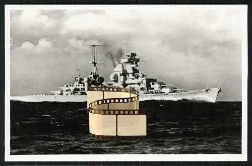 Foto AK - Schwerer Kreuzer Prinz Eugen - Deutsche Kriegsmarine Kriegsschiff