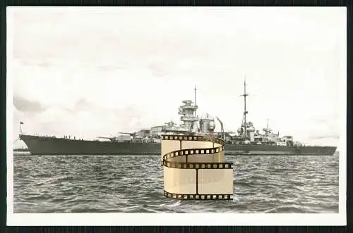 Foto AK - Schwerer Kreuzer Prinz Eugen - Deutsche Kriegsmarine Kriegsschiff