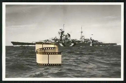 Foto AK - Schwerer Kreuzer Prinz Eugen - Deutsche Kriegsmarine Kriegsschiff
