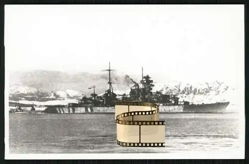 Foto AK - Schwerer Kreuzer Prinz Eugen - Deutsche Kriegsmarine Kriegsschiff