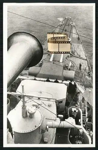 Foto AK - Schwerer Kreuzer Prinz Eugen Vorschiff - Deutsche Kriegsmarine