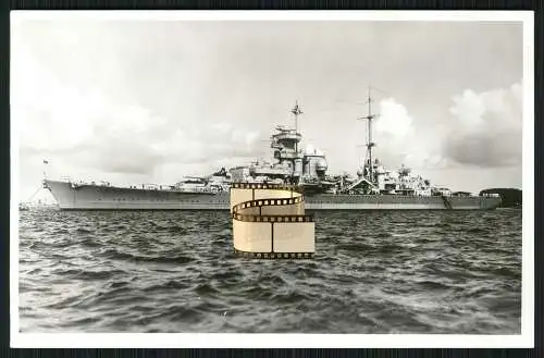 Foto AK - Schwerer Kreuzer Prinz Eugen - Deutsche Kriegsmarine Kriegsschiff