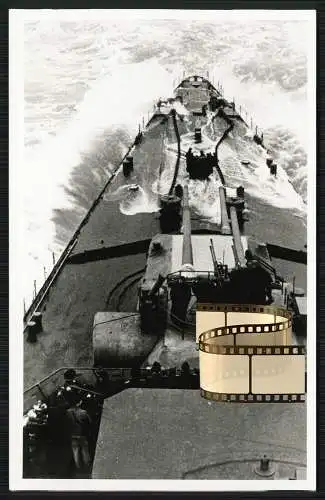 Foto AK - Schwerer Kreuzer Prinz Eugen Vorschiff - Deutsche Kriegsmarine