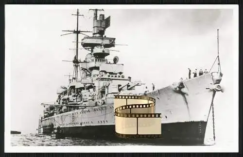 Foto AK - Schwerer Kreuzer Prinz Eugen 1946 - Deutsche Kriegsmarine Kriegsschiff