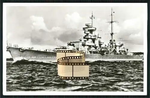 Foto AK - Schwerer Kreuzer Prinz Eugen - Deutsche Kriegsmarine Kriegsschiff