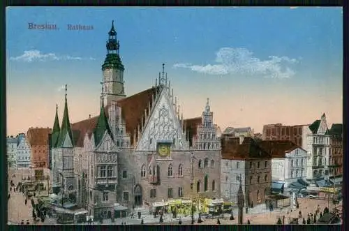 3x AK - Wrocław Breslau Schlesien - diverse Ansichten um 1905-10