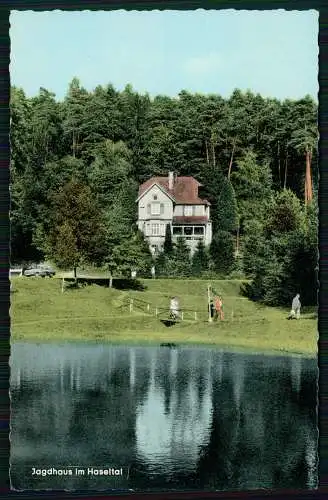 Foto AK - Bad Orb im Spessart - Jagdhaus im Haseltal - Karte gelaufen
