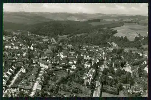 Echt Foto AK - Neviges Velbert Nordrhein Westfalen - Luftbild Fliegeraufnahme