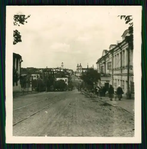 7x  Foto - Soldaten Wehrmacht - Gebäude Zentralrussland Smolensk Pskow Twer 1942