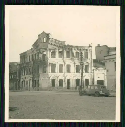4x Foto - Soldaten Wehrmacht -Gebäude Zentralrussland Smolensk Pskow Twer 1942