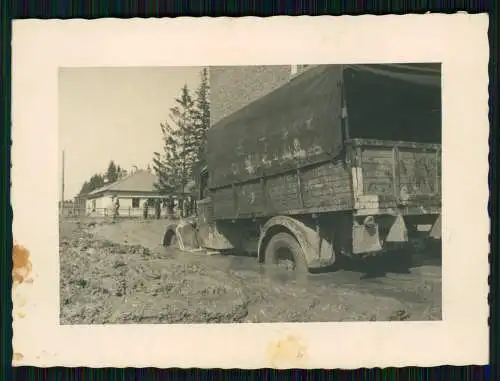 8x Foto - Soldaten Wehrmacht Fahrzeuge u. andere Zentralrussland Pskow Twer 1942