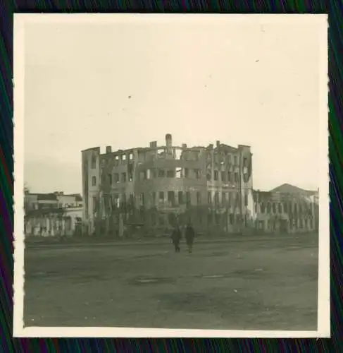 5x Foto - Soldaten Wehrmacht -Gebäude Zentralrussland Smolensk Pskow Twer 1942