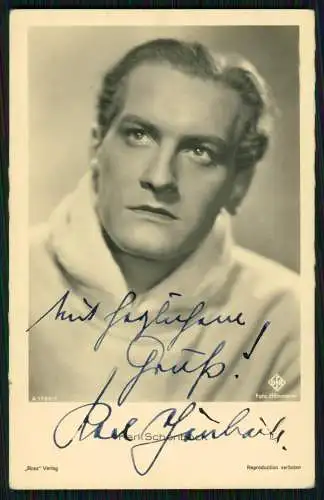 Schauspieler Karl Schönböck, Portrait, Ross Verlag A 1784/1 - Original Signiert