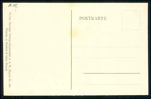 3x AK - Gdańsk Danzig Polen - Ansichten 1927