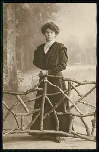 3x Foto AK - feine Damen - Biebrich am Rhein Wiesbaden - 1910 gelaufen