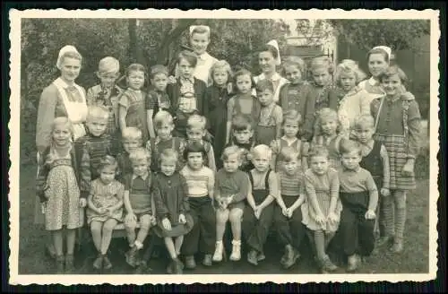 2x Foto AK - Bad Sassendorf Soest - Kinderkurheim E. Ellringmann - Mädchen Jungs