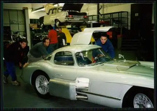 17x Foto - Mercedes Benz Porsche BMW u.a. Oldtimer PKW Auto - Ausstellung 1970er