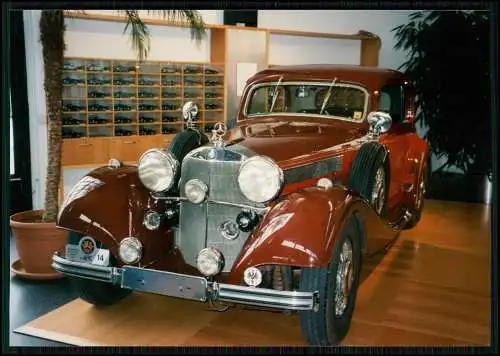 18x Foto - Mercedes Benz Porsche BMW u.a. Oldtimer PKW Auto - Ausstellung 1970er