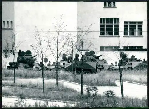 Großes Presse Foto 22x16cm - Berlin Leipziger Straße 1961 - Panzer Tank Gebäude