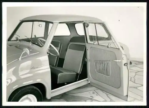 Großes Foto 18x13cm -  Goggomobil Goggo Kleinstwagen Hans Glas Dingolfing 1960