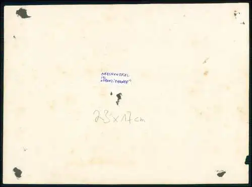 Foto 23x17 cm - Märchen Kabarett Märchenspiel im Franziskaner Mädchen Jungs 1936