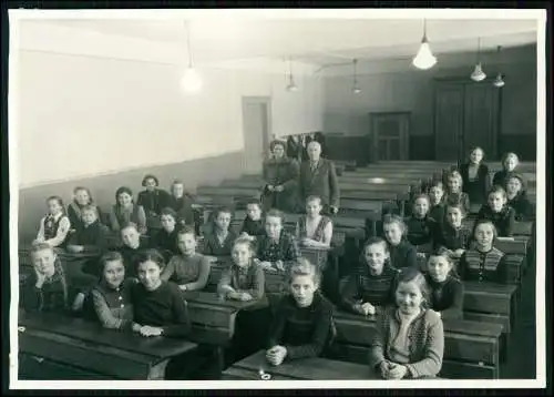 2x Großes Foto 18x13cm -  Jessen an der Elster - Schule Schulklasse - Info Rücks