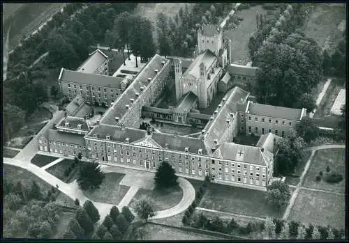 Presse-Foto 30x21cm - Gefangenenlager Haaren -Priesterseminar Haarendael um 1944