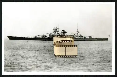Foto AK - Schlachtschiff Scharnhorst - Deutsches Kriegsschiff - Kriegsmarine