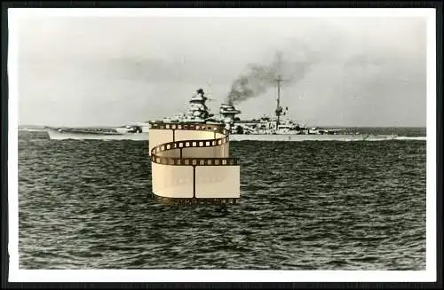 Foto AK - Schlachtschiff Scharnhorst - Deutsches Kriegsschiff - Kriegsmarine