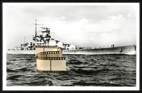 Foto AK - Schlachtschiff Scharnhorst - Deutsches Kriegsschiff - Kriegsmarine