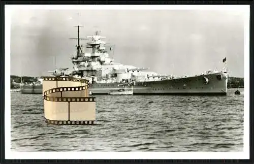 Foto AK - Schlachtschiff Gneisenau - Deutsches Kriegsschiff - Kriegsmarine