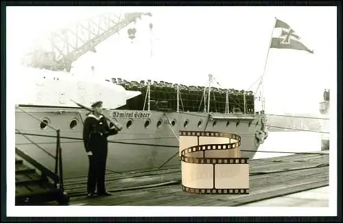 Foto AK - Panzerschiff Admiral Scheer - Indienststellung - 12. November 1934