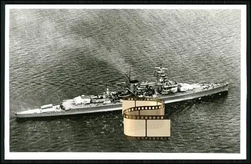 Foto AK - Panzerschiff Kreuzer Deutschland bzw. Lützow -Reichs- und Kriegsmarine