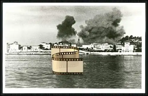 Foto AK - Panzerschiff Admiral Scheer - Beschießung von Almeria in Spanien