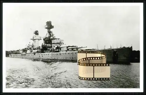 Foto AK - Panzerschiff Kreuzer Deutschland bzw. Lützow -Reichs- und Kriegsmarine