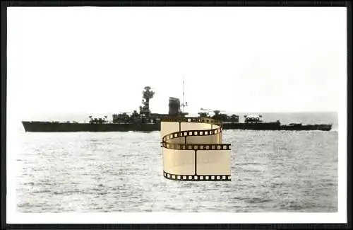 Foto AK - Panzerschiff Admiral Scheer - Schwerer Kreuzer deutsche Kriegsmarine