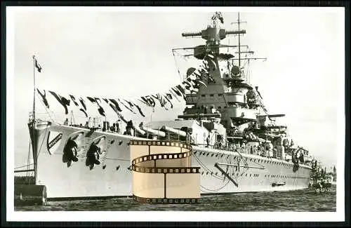 Foto AK - Panzerschiff Admiral Graf Spee - Deutsches Kriegsschiff Kriegsmarine