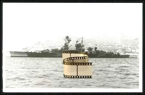 Foto AK - Panzerschiff Admiral Scheer - Schwerer Kreuzer deutsche Kriegsmarine